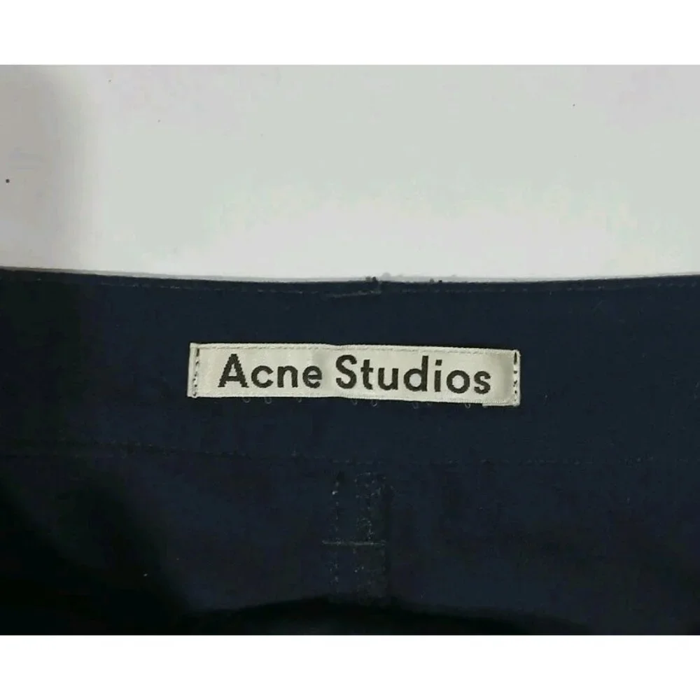 Acne Studios Wool Blend Slim Skin 5 Trousers Pants - Picture 4 of 9